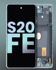 OEM Samsung Galaxy S20 FE 5G Display OLED Screen Cloud Mint Frame (Service Pack)