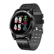 M11 SPORT 1.3" Round Color Screen Multi-dial Music Control Heart Rate Monitor Smart Watch BLACK COLOR