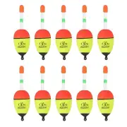 0.5oz Fishing Bobbers, 10 Pack EVA Fishing Float, Yellow