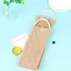 1Pcs Burlap Bath Towel Shower Back Body Exfoliating Belt Scrubber Strap Clea_bf