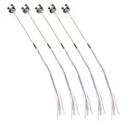 5PCS 1:100 Train Light Railway LED Lamp Post Building Scenery Layout Model