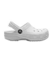 Crocs Classic 206991-100 Clog Kids J5 White Slip On Comfort Casual Shoes KHD1706