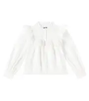 [Molo] Molo Rozetta ruffled cotton shirt Y 14/15 white