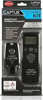Hahnel Captur Remote Camera/Flash Trigger Captur Remote Timer Kit for Nikon, Black (HL -CAPTUR TK-N)