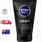 NIVEA MEN Deep Face Wash and Beard Wash 100ml , Men's Cleanser - Free Shipping