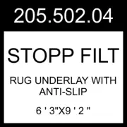 IKEA STOPP FILT Rug Underlay With Anti-slip 6 ' 3"x9 ' 2 " 205.502.04