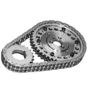 Rollmaster Timing Set CS1230; Gold Series Double Roller, Adj Cam Gear for SBC