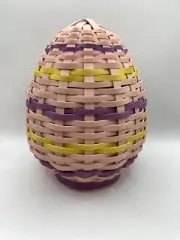 Longaberger Like RARE LARGE HOSTESS Dresden & Company Easter Egg NEW.