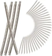 SHOWERORO Acoustic Guitar Strings 40pcs Guitar Fret File Fret Wire Maintenance Repair
