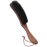 Clothes Brush - Boar Bristle Lint Brush for Suits, Cashmere, Black Walnut Wood