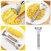 Corn Peeler Stainless Steel Corn Cob Peeler Convenient Corn Stripper Tool For