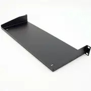 1U 19" Rack Shelf 7 in Deep (180mm) For A/V Audio, Recording, Computer Network
