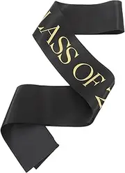 Parliky Class of 2025 Graduation Season Sash Photo Prop Shoulder Strap Decorative Graduation Party Belt Fabric Student Decorative Stole