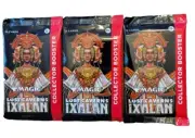 Three Magic the Gathering The Lost Caverns Of Ixalan Collector Booster Pack mtg