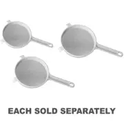 Avanti Plastic Strainer White Plastic Frame Quality Nylon Mesh Ergonomic Handle