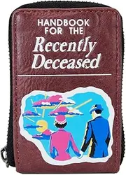 [Loungefly] Beetlejuice Handbook For The Recently Deceased Accordion Wallet, Multicolor, One Size