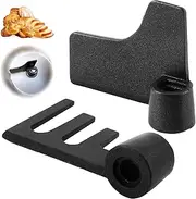 Bread Maker Paddle 2Pcs Set Kneading Mixing Blades for Panasonic Breadmakers Nonstick Teflon Coated Replacement Parts Compatible with SD-255 SD-256 SD-257 SD-2501 SD-2500 SD-2511 SD-ZB2502 SD-ZB2512