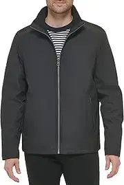 [Calvin Klein] Men's Stand Collar Poly Jacket