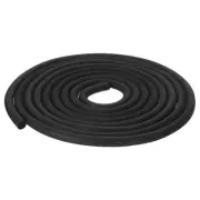 11mm x 4 Meters Foam Weather Stripping Door Seal for Instruments - Black