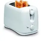 Two Slice Toaster Cool Touch Exterior Wide Slots, 750 W White