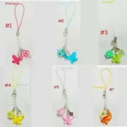 OOAK Strap and Charms * PDA * MP3 * Purse Zipper Charm * Coat Zipper Pull