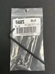 Klein Tools BL9 9/64” Ball End Hex Wrench, USA, 5 Pack