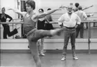 Jerome Robins choreographing 'The Concert' on November 6 1974 Old Photo 1