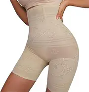 [Generic] High Waist Tummy Control Pants Shapewear Hip Lifting Corset Breathable Lace Boxer Girdle