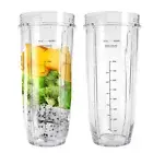 1/2 PCS 32OZ Replacement Cups For Nutri Ninja Blender Auto iQ 900w 1000w 1500w