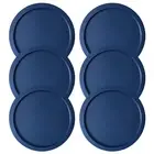 Replacement Lid for Pyrex 7-CUP Storage Cover 7.5" Bowl 7402-PC NAVY (6-Pack)