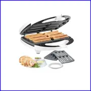 Dual Empanada and Churro Maker - Includes Dough Cutting Circle for Precision