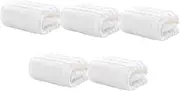 Abaodam 5Pcs Muslin Washcloths Soft Face Towel Highly Absorbent Burp Saliva Cloths for Easy to Wash and Quick Dry Present for Parents