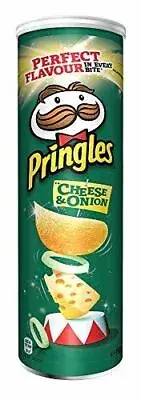 Pringles 1 Cheese & Onion Potato Chips, 165G