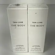 2 Pack Tan-Luxe The Body Illuminating Self Tan Drops Serum Light/Medium 1.01 Oz