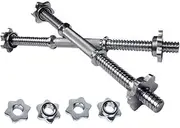 Adjustable Dumbbells Set Standard Steel Bars Pair with Cast-Iron Hammertone Weight Plates Set Home Gym Equipment for Body Building Workout Sports Training