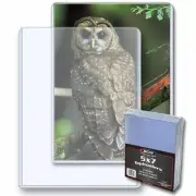 25 BCW 5x7 Photo Print Document Toploader Holder Plastic Rigid Case Standard