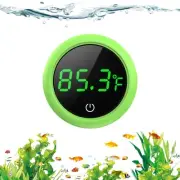 Fish Tank Thermometer, LED Aquarium Thermometer Digital Accurate Temperature ...