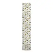 Creative Products Sunflower Pattern on White 16 x 90 Cotton Twill Table Runner