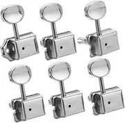 LOLIPPYY 6pcs Retro Guitar Tuning Pegs Split Shaft Design for Stable Performance for Electric Guitar Recording and Practice Enhance Your Sound Accurate Tuning