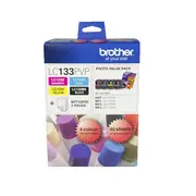 Brother LC133 Photo 4 Colors Value Pack [LC-133PVP]
