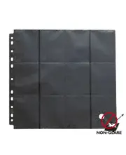 Dragon Shield: Binder Pages – 24-Pocket Display – Black