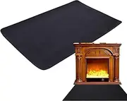 Fireproof Grill Mat - Heat-Resistant Protective Mat for Under Fire Pit, Outdoor Deck and Garden Use | Portable Camping Blanket for Patio Kitchen Campfire Cooking Area Ground Safety Mat