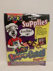 NEW~Print Paks Super PRINT & SHRINK Inkjet Printer Paper ~ Bake It ~ 10 Sheets