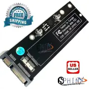 Converter Adapter Card For 2010/11 Macbook Air SSD to SATA 12+6 pins A1369 A1370