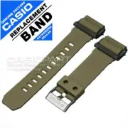 GENUINE CASIO Olive Green Watch Band f/ G-SHOCK GD-400-9 Strap with Shiny Buckle