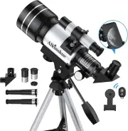 Astronomical Telescope, 70Mm Aperture, 400Mm Focal Length, 24-180X Magnification