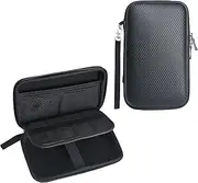 Wolfteeth 7 inch External Hard Drive Carrying Case, Portable Memory Card Storage Holder Organizer, Smell Proof Case, Travel Carrying Case, Elements Holder Black (Empty Case Only) 132801