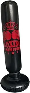 QSTDGVPW Inflatable Punching Bag Standing Practice Karate Taekwondo Kick Boxing Bag for Gym