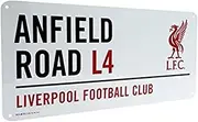 Liverpool FC Official Football Metal Street Sign (UK Size: One Size) (White/Red/Black)