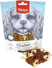 Wanpy WPY62 Dry Chicken Jerky Wrap on Calcium Bone 100 g, Small